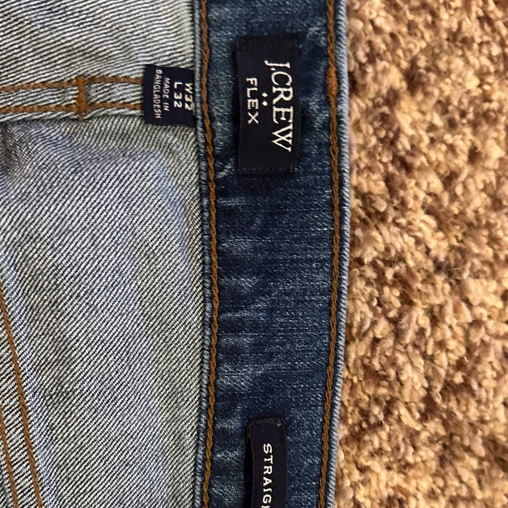 J. Crew Men's Straight Blue Jeans Size 32x32